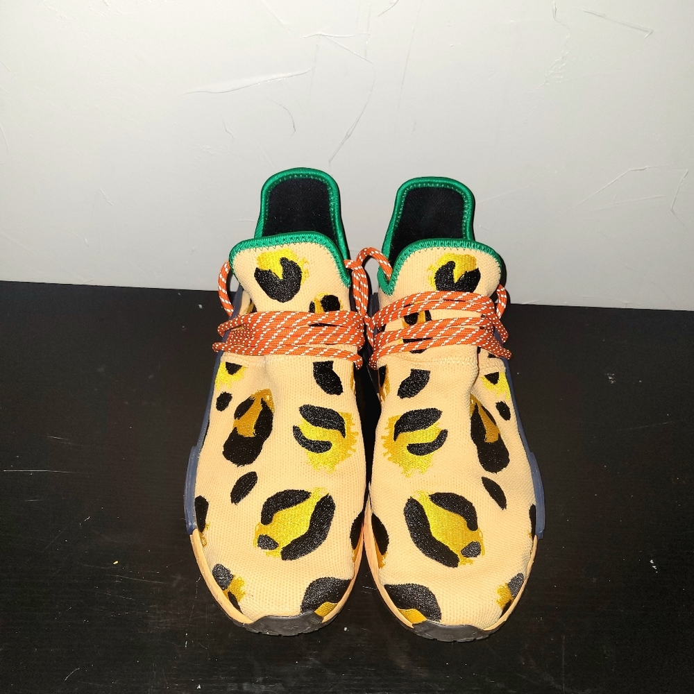 Pharrell x adidas NMD Human Race Animal Print Pulse Amber Shoes Size 11 - Picture 3 of 7